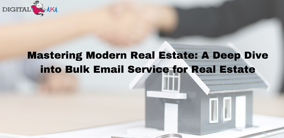 Bulk email service for real estate