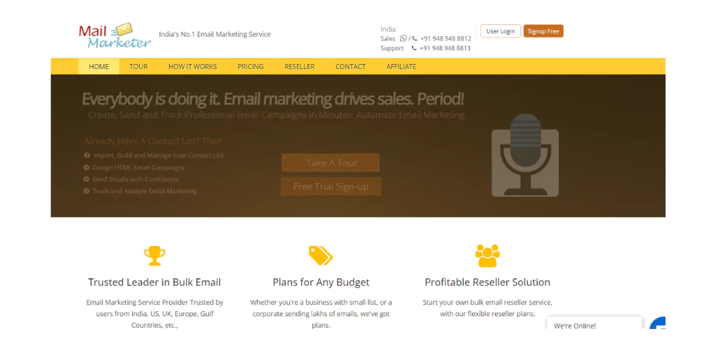 Bulk Email Service Providers in India