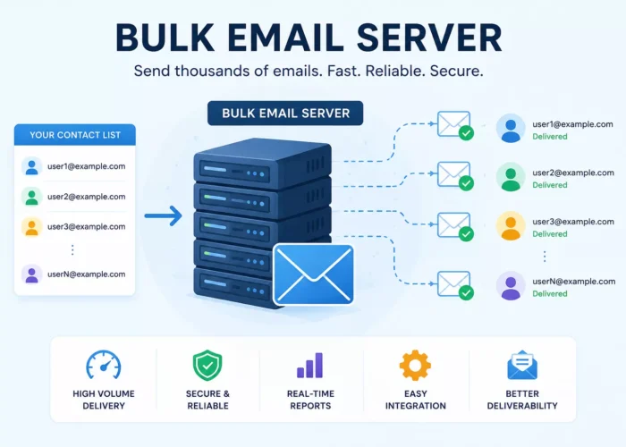 Bulk email server